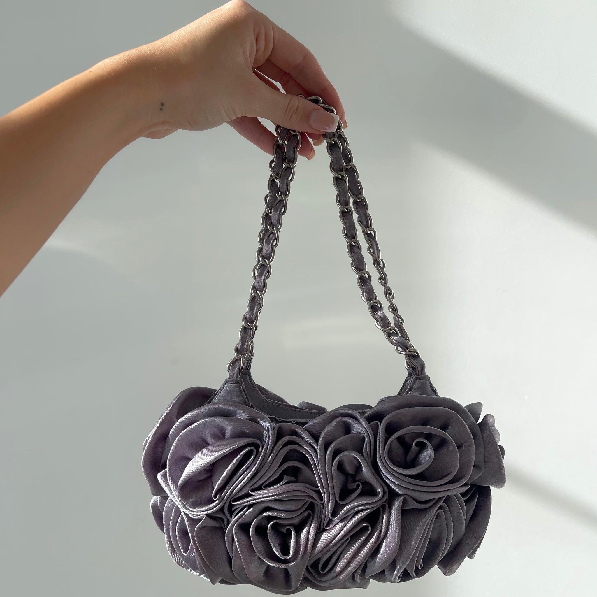 Rose Silver Bag