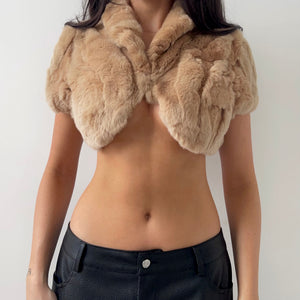 Real Fur Top (S)
