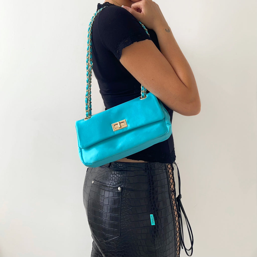Satin Chain Bag