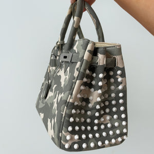 Studded Camo Bag