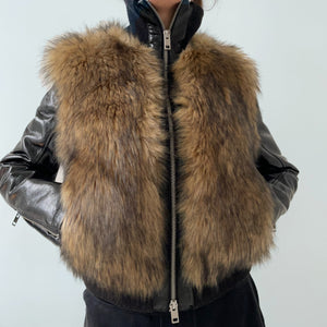Diesel Fur Jacket (M)