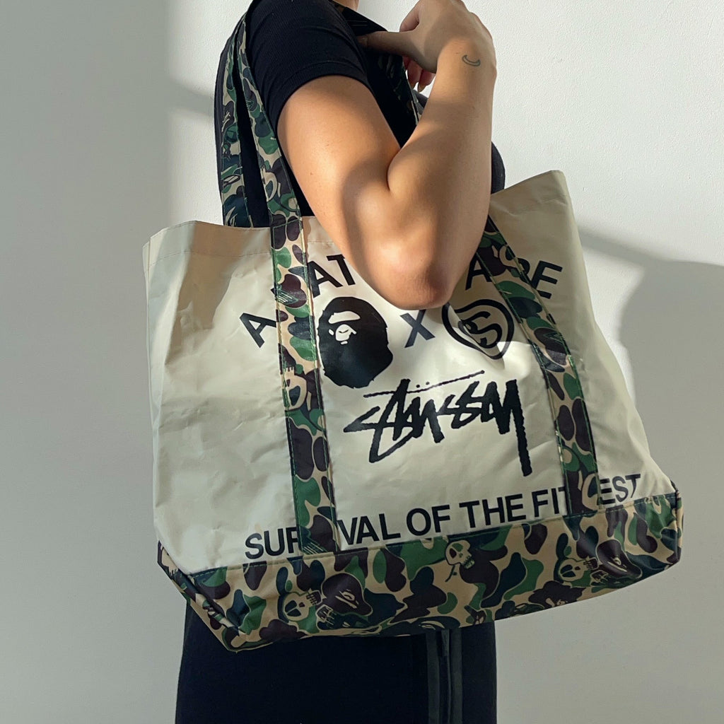 Bape x Stussy Tote Bag