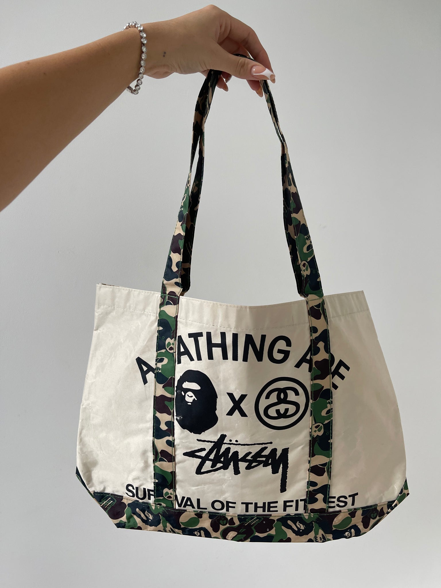 Stussy x Bape Tote bag