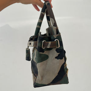 Distressed Camo Bag