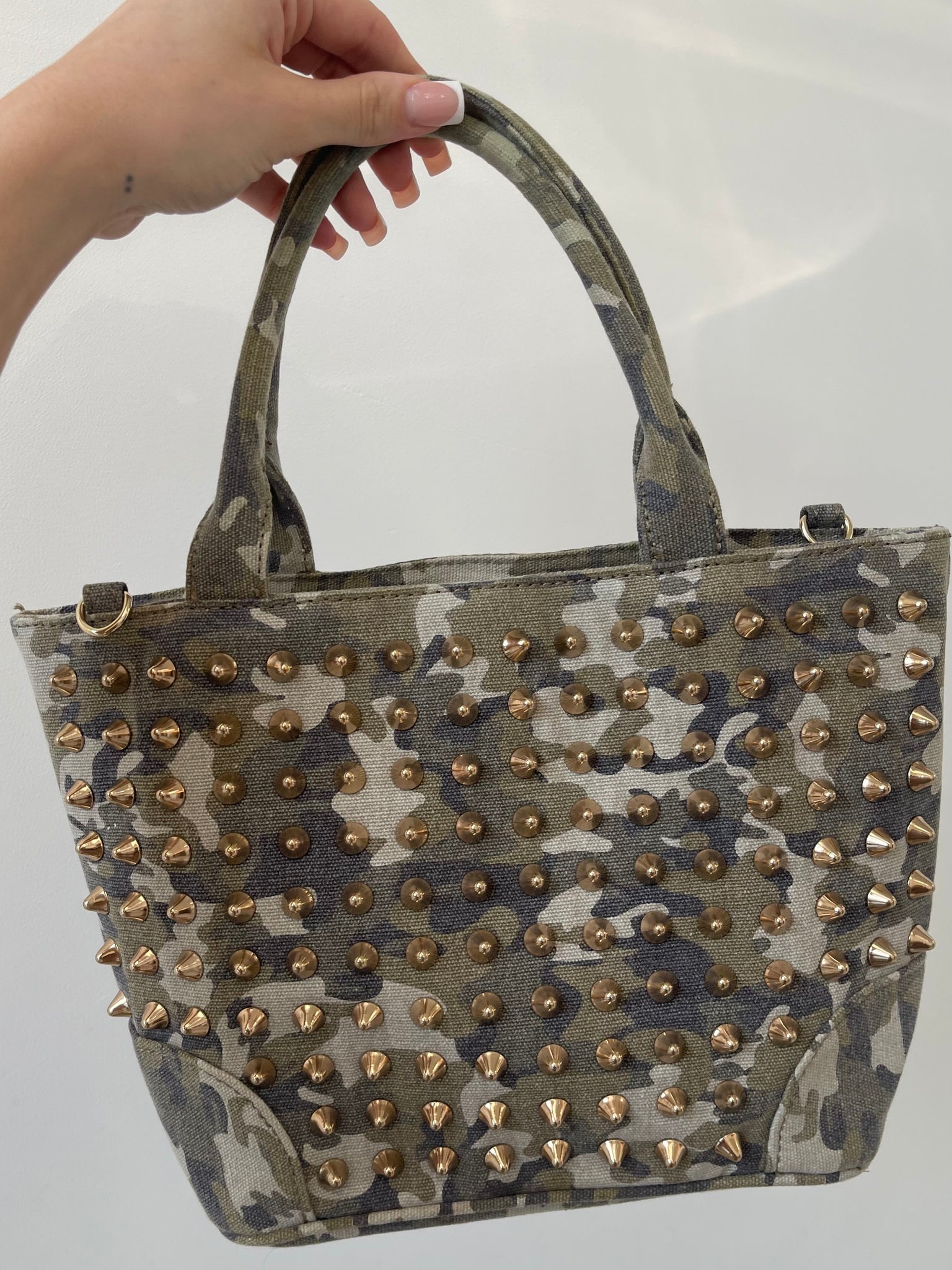 Camo Stud Bag