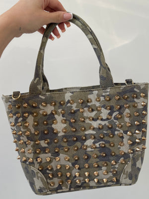 Camo Stud Bag