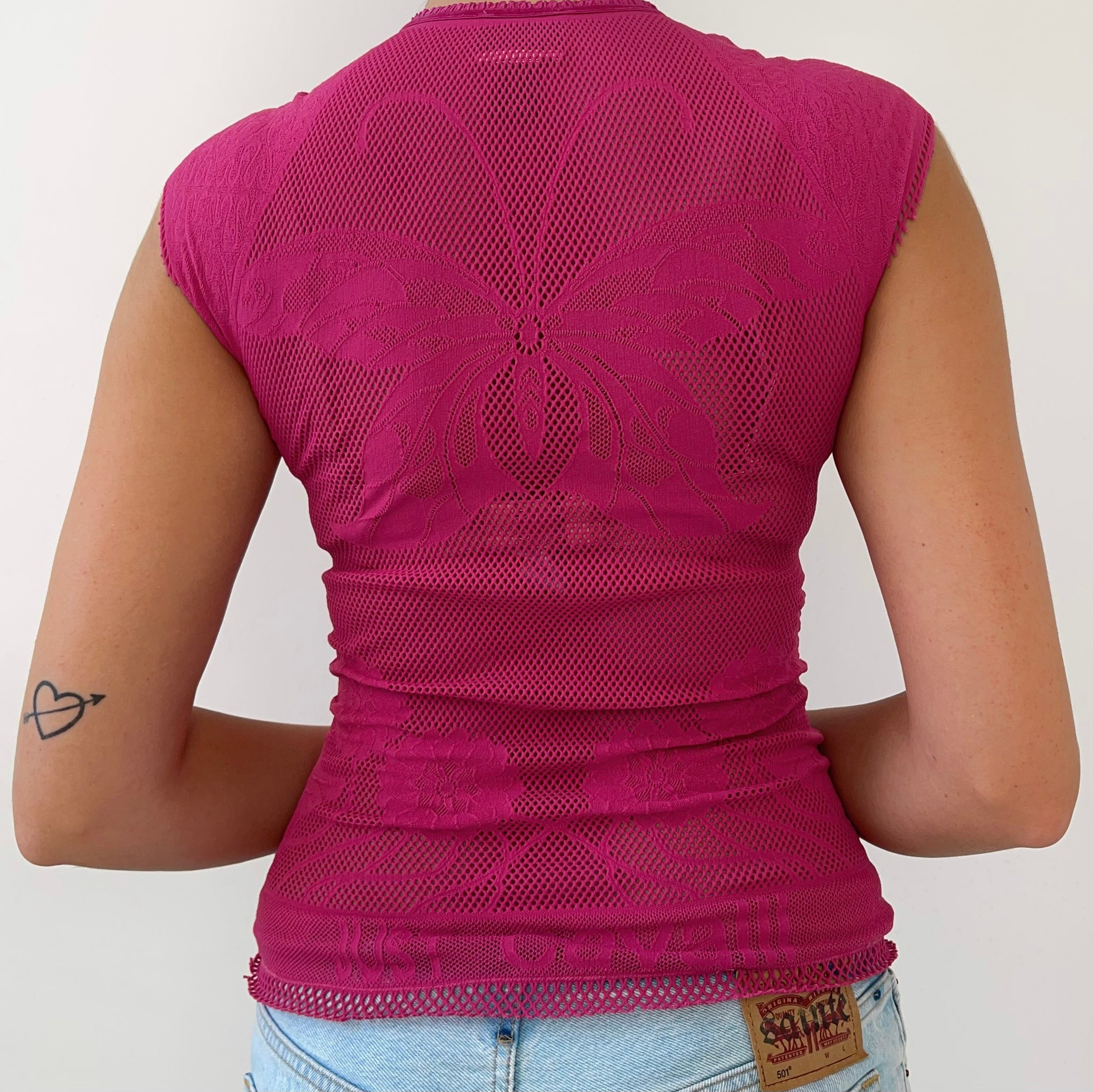 Cavalli Mesh Top (1)