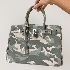 Studded Camo Bag