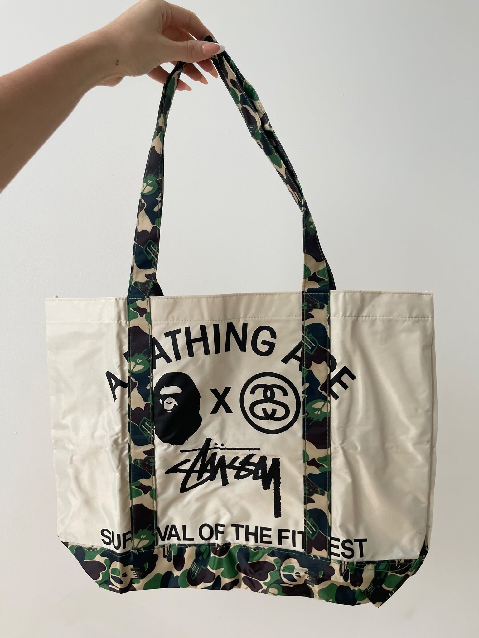 Bape x Stussy Tote Bag