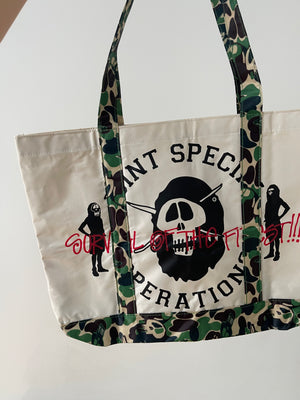 Bape x Stussy Tote Bag
