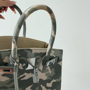 Studded Camo Bag