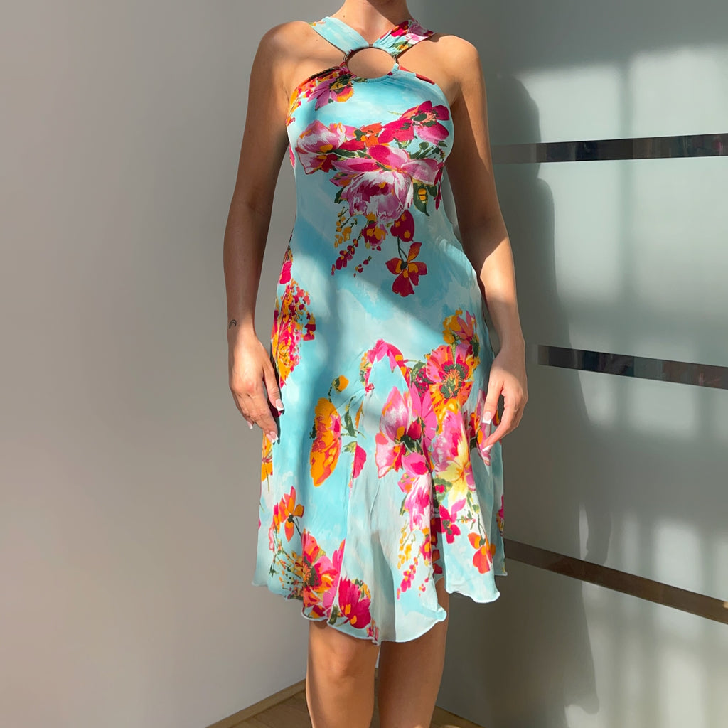 Y2K Floral Dress (S)