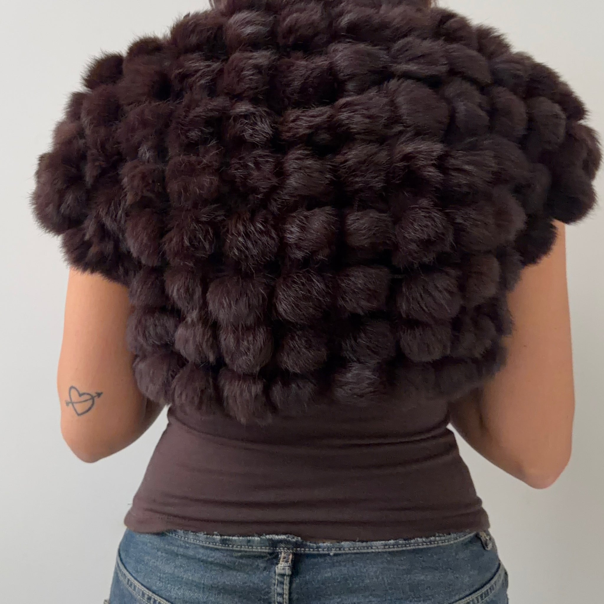 Real Fur Bolero (O/S)