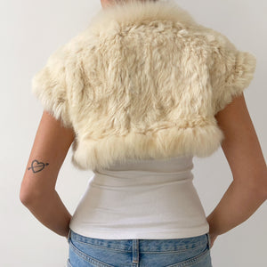 Real Fur Bolero Top