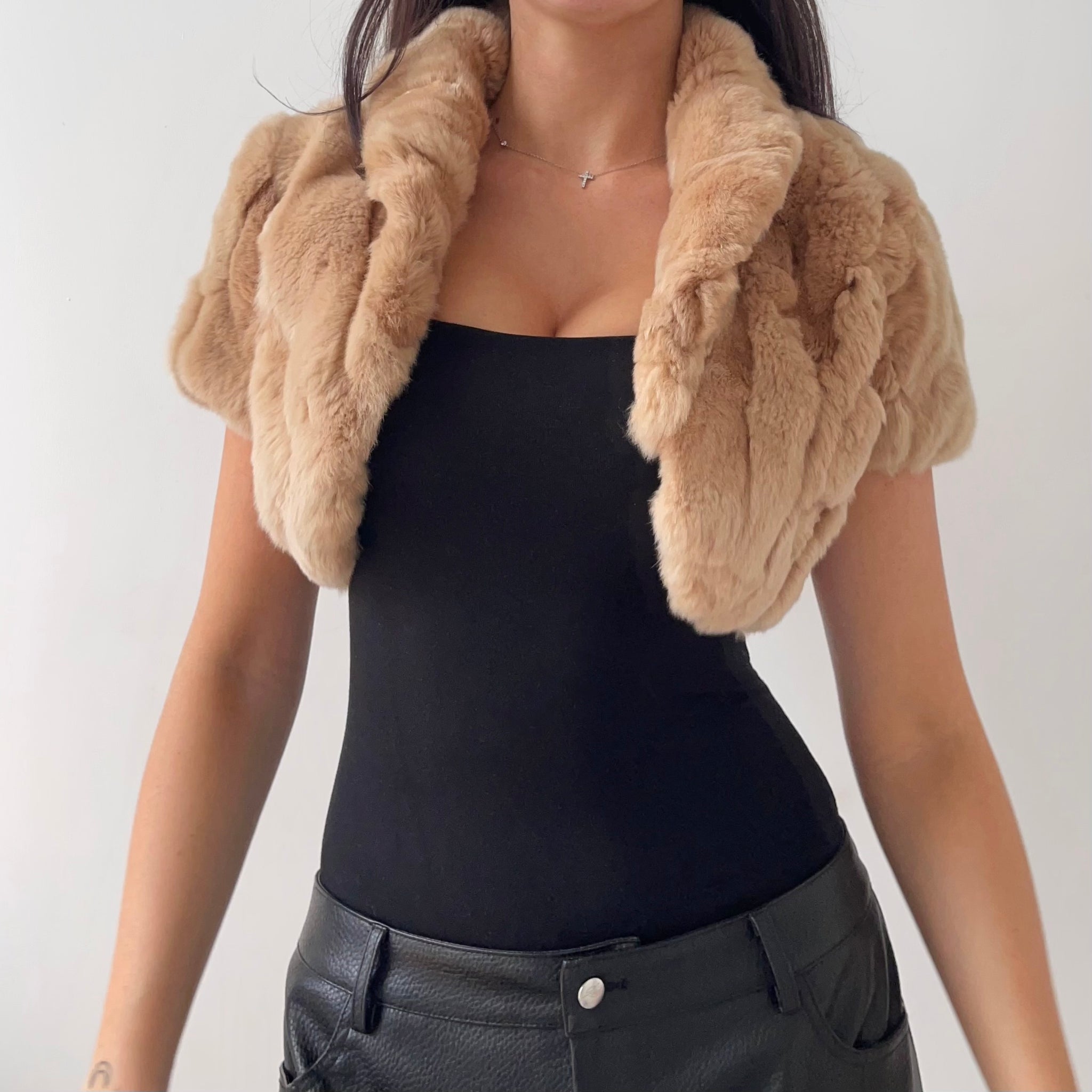 Real Fur Top (S)