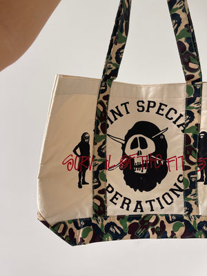 Stussy x Bape Tote bag