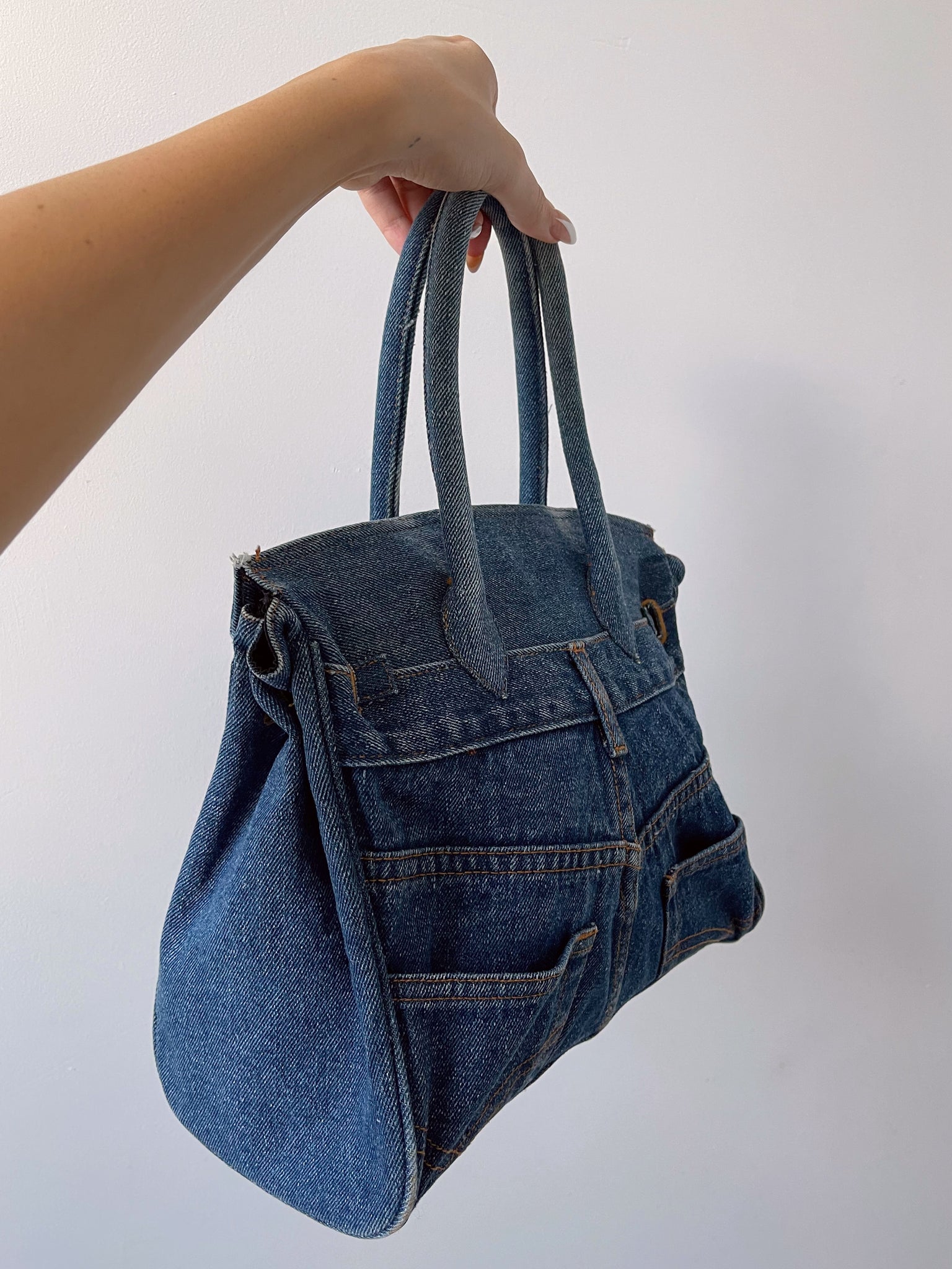 Denim Jirkin Bag