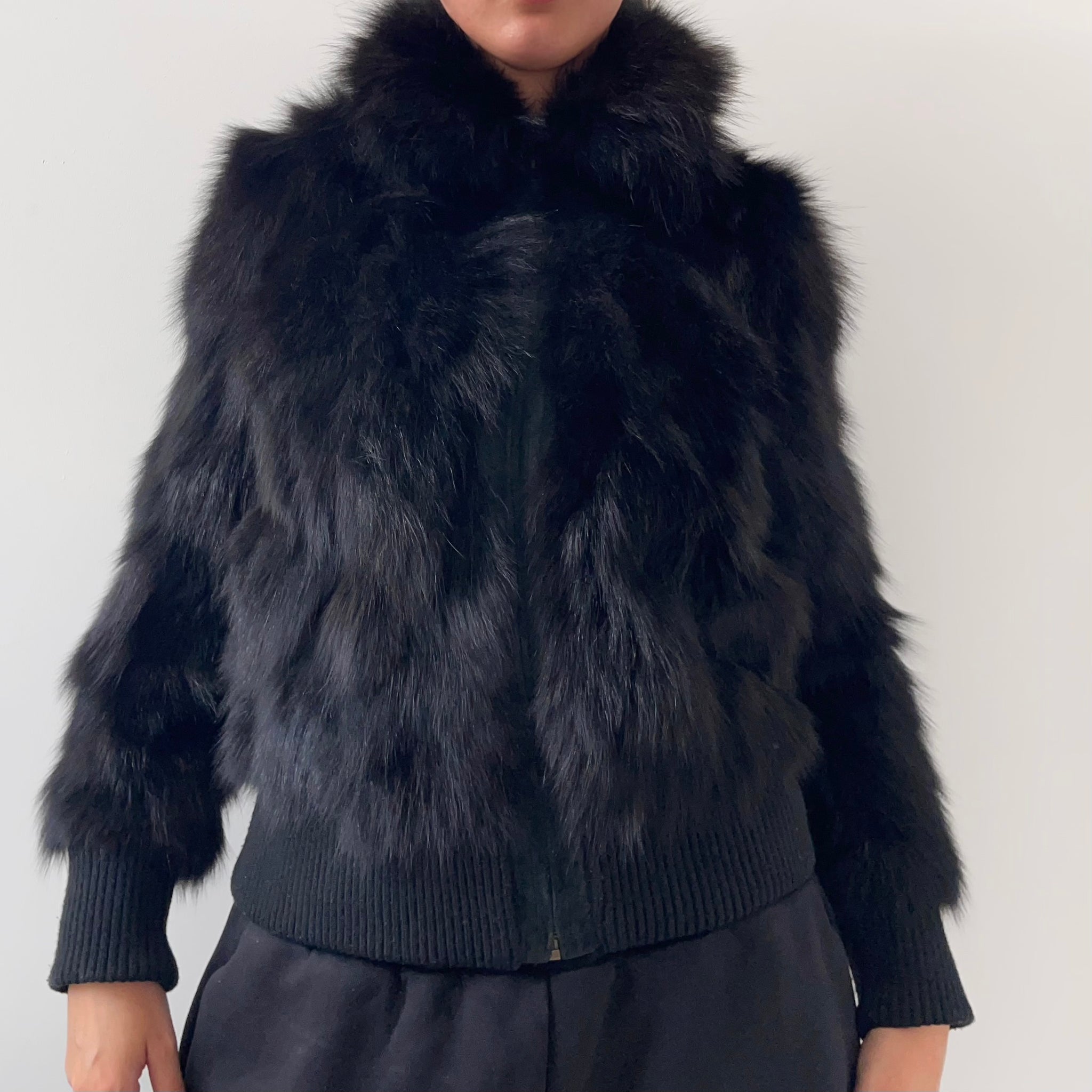 Real Fox Fur Jacket (M)