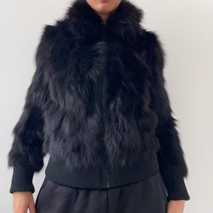 Real Fox Fur Jacket (M)