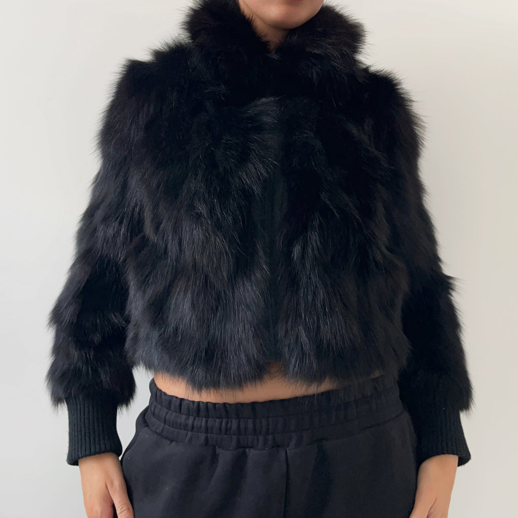 Real Fox Fur Jacket (M)