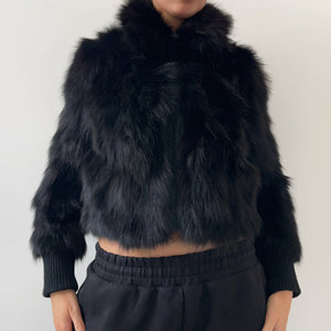 Real Fox Fur Jacket (M)