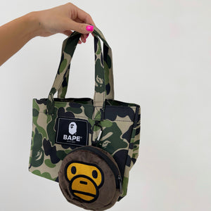 Bape x Baby Milo 2 in 1 tote and reusable bag
