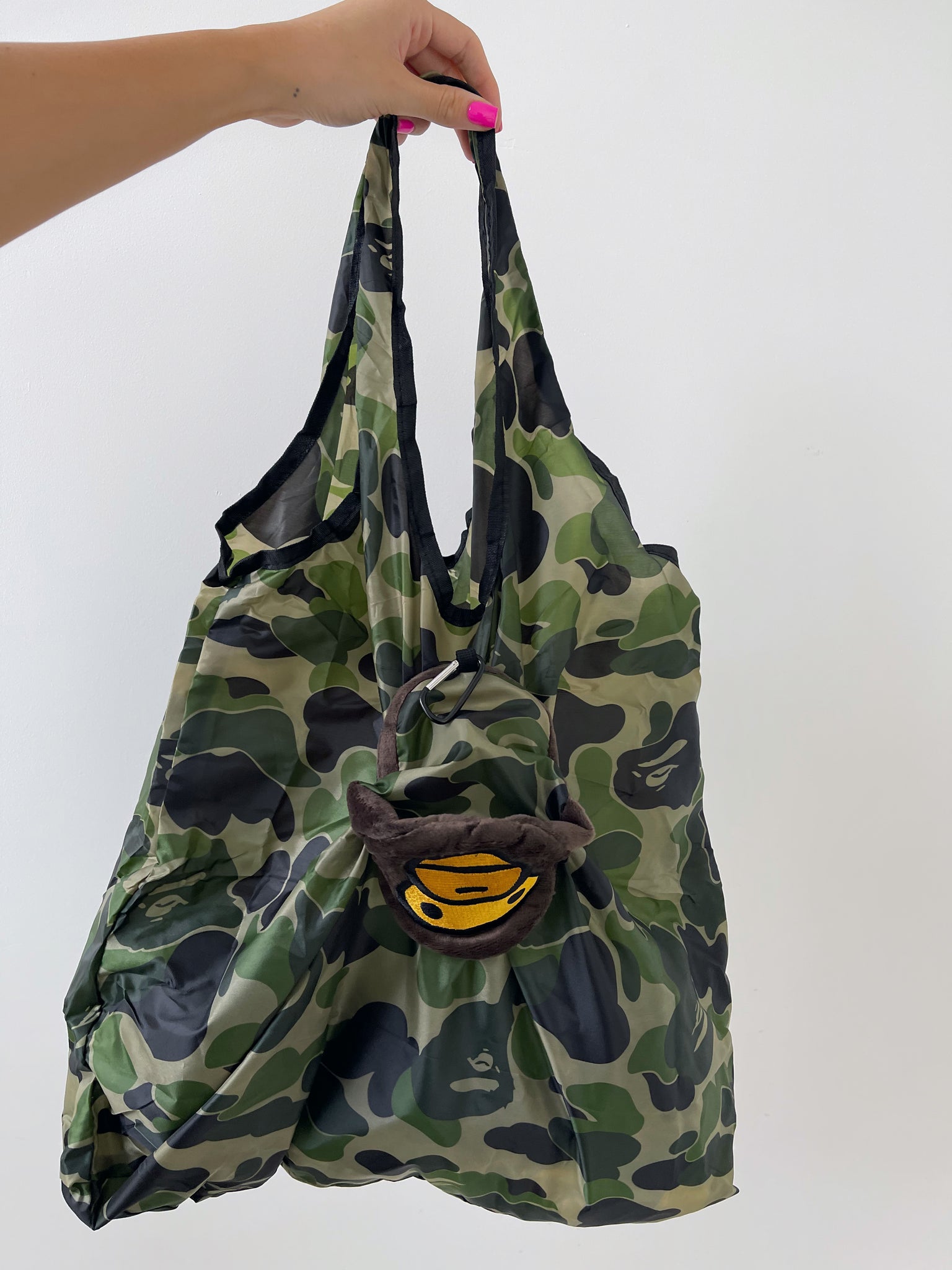 Bape x Baby Milo 2 in 1 tote and reusable bag