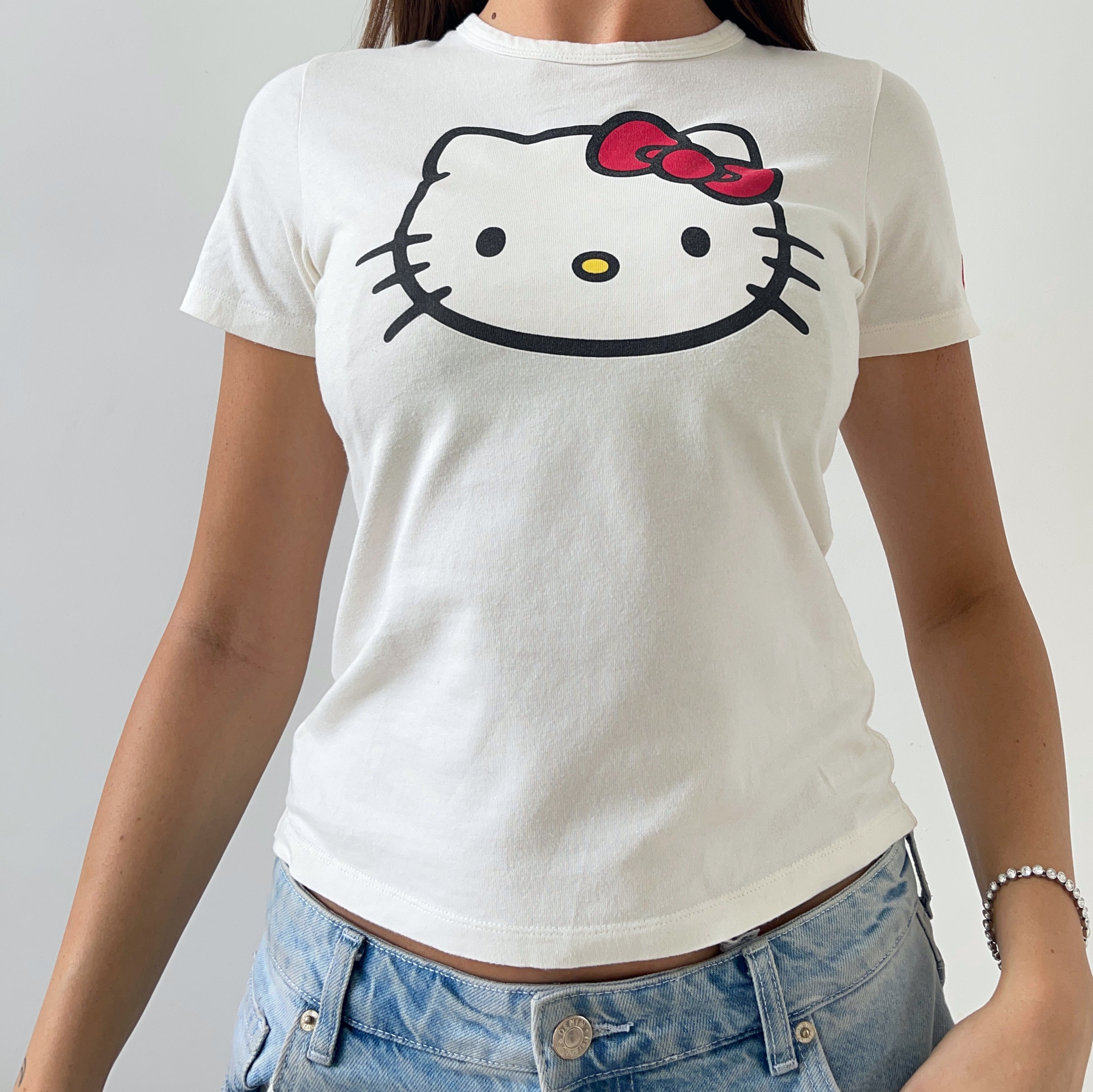 hello kitty × evisu チビT evisu x hello kitty Tee Shirt Size 30 Size XXs - Xs | eBay