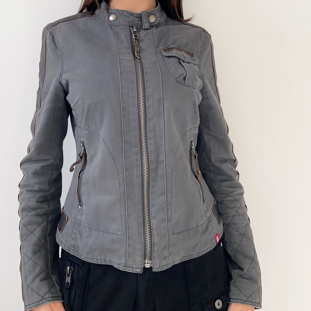 Y2K Moto Jacket (L)