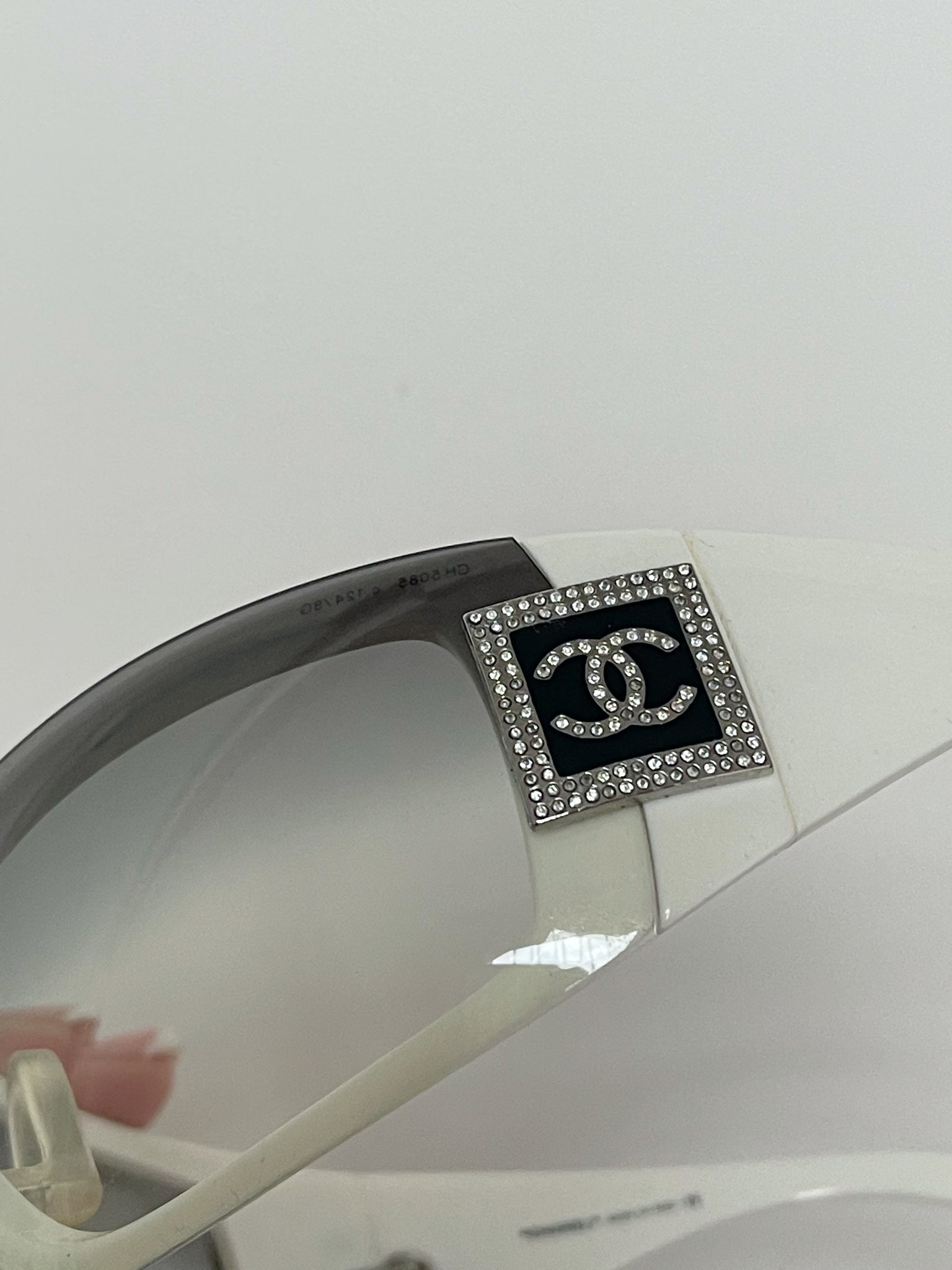Chanel Diamante Shield Sunglasses